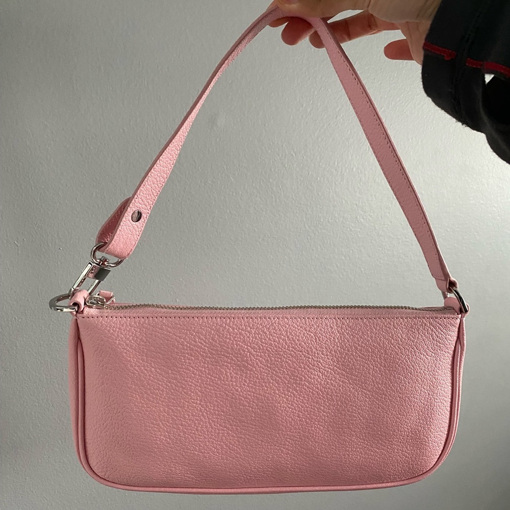 By Far Rachel grained leather bag